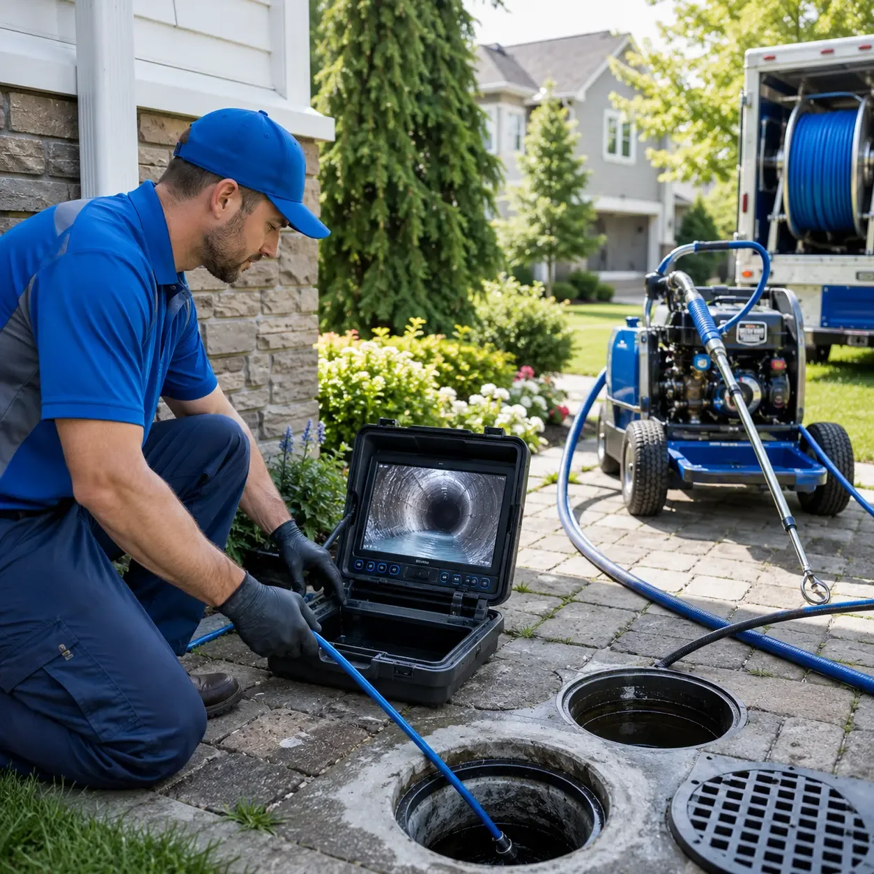 Outdoor drain cleaning professionals serving Novato, CA